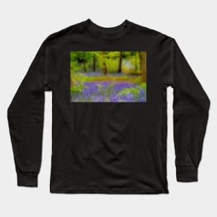 Dreamy bluebell art Long Sleeve T-Shirt